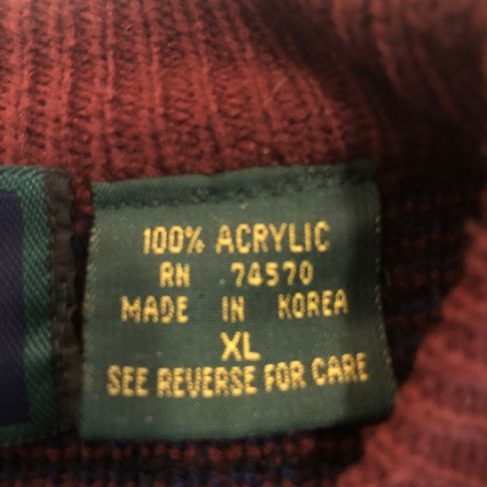 Vintage Stoneriver Outfitters Nordic Geometric Sweater XL – Made in Korea - Picture 9 of 10